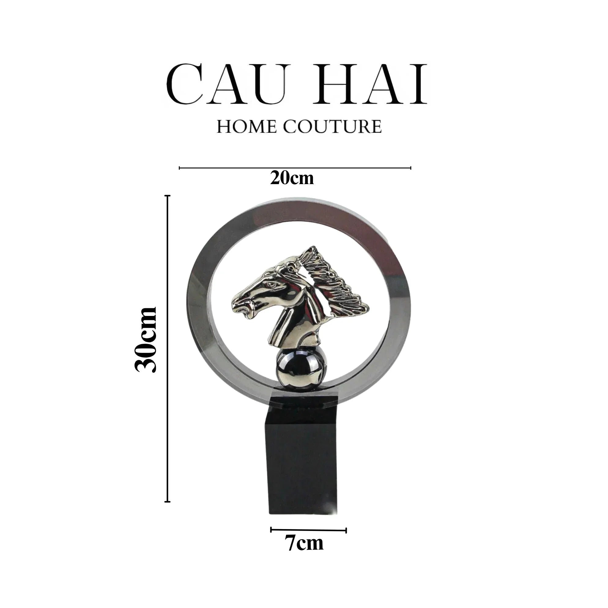 HOME COUTURE - TƯỢNG NGỰA PHA LÊ HORSEPOWER-CẬU HAI HOME DECOR