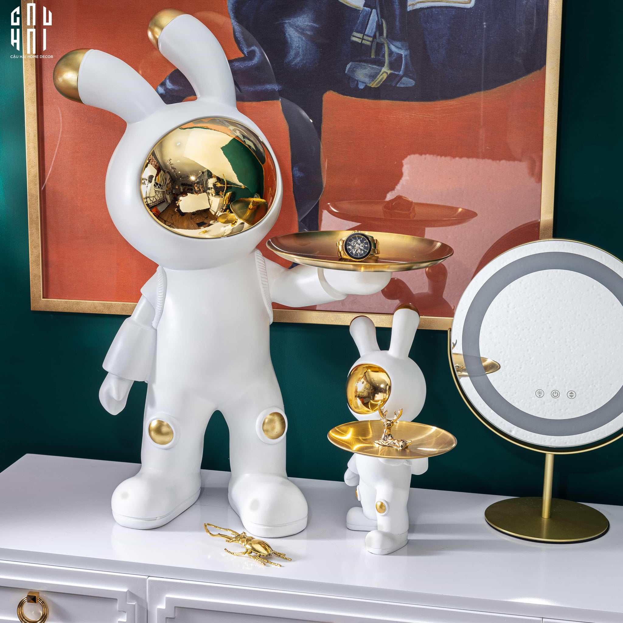 HOME COUTURE - TƯỢNG FIGURINE SPACE-X EXTREME SS22-CẬU HAI HOME DECOR