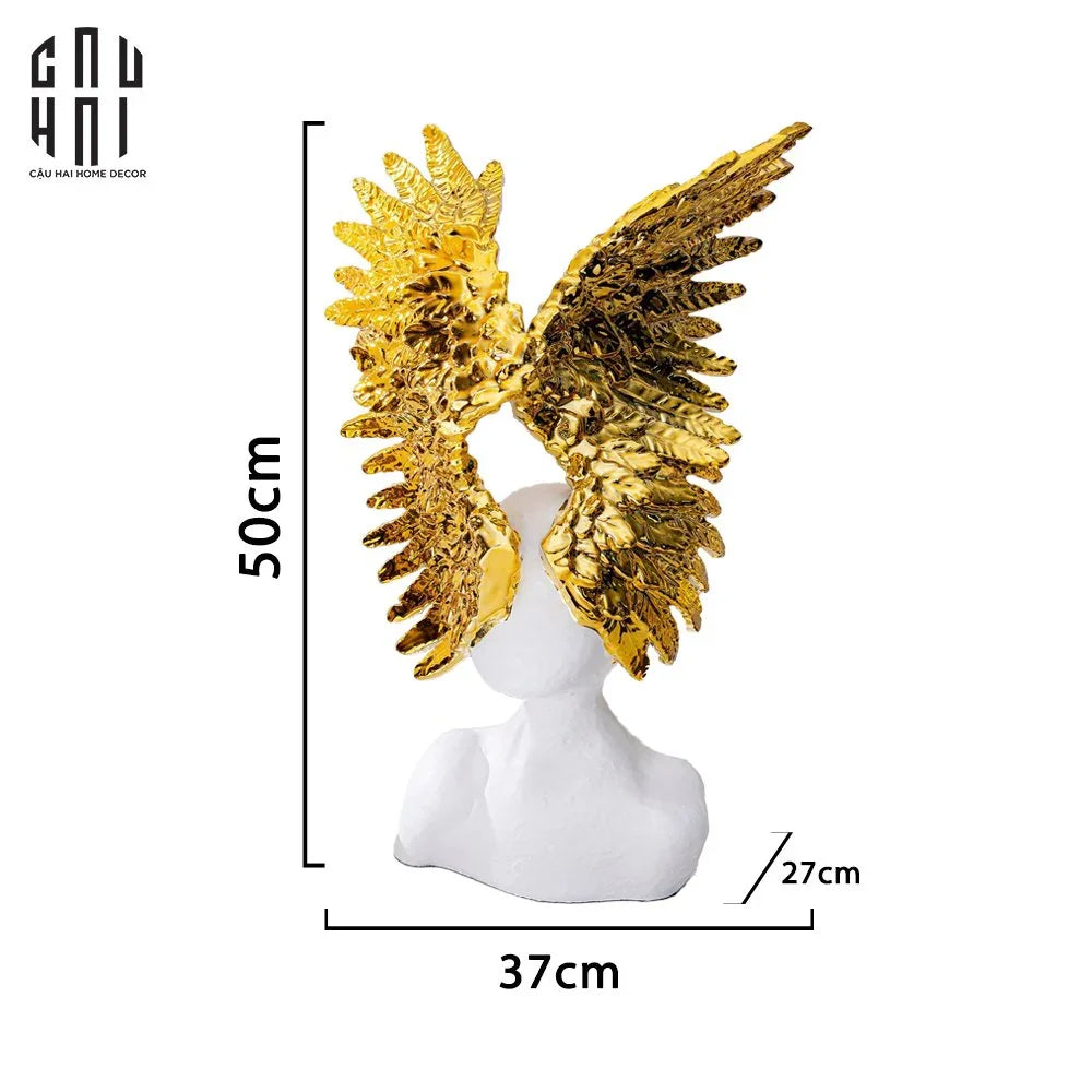 HOME COUTURE - TƯỢNG THIÊN THẦN ANGEL WINGS - RAPHAEL SS25-CẬU HAI HOME DECOR
