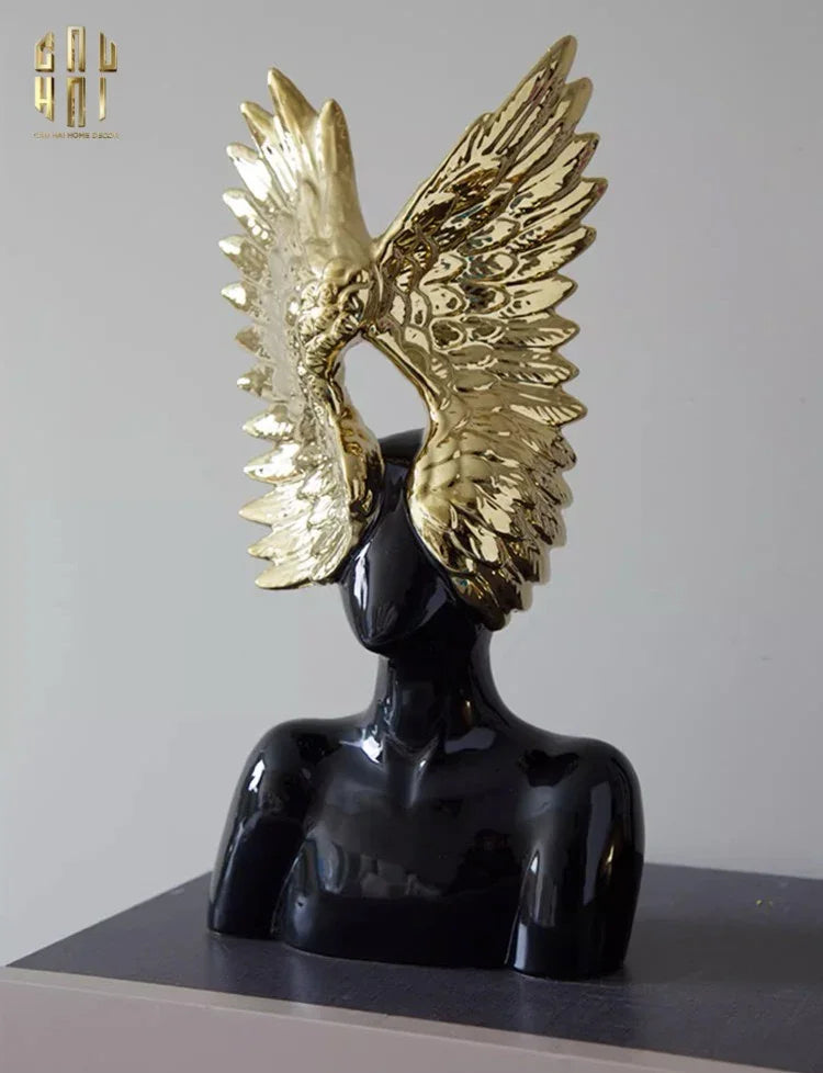 HOME COUTURE - TƯỢNG THIÊN THẦN - SHADOW AND GLORY ANGEL-CẬU HAI HOME DECOR