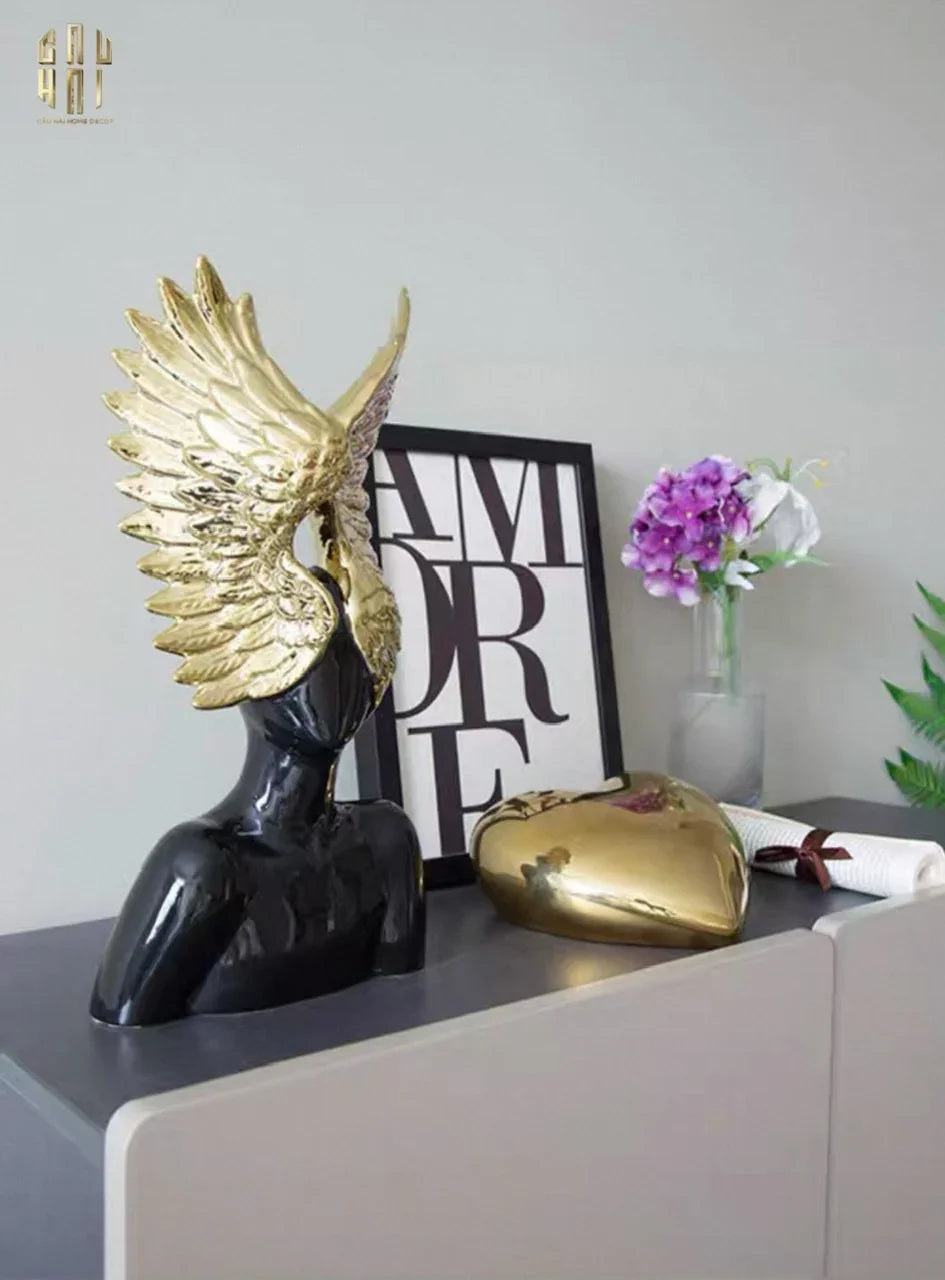 HOME COUTURE - TƯỢNG THIÊN THẦN - SHADOW AND GLORY ANGEL-CẬU HAI HOME DECOR