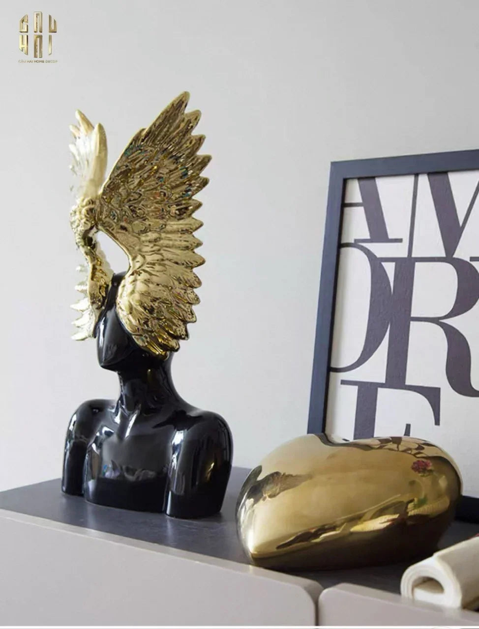 HOME COUTURE - TƯỢNG THIÊN THẦN - SHADOW AND GLORY ANGEL-CẬU HAI HOME DECOR