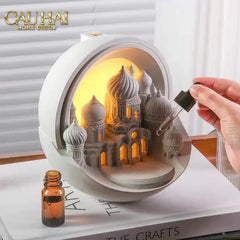 Home Fragrance - Gift Set Đèn Tinh Dầu Lampe de la Cité aux Arches-CẬU HAI HOME DECOR