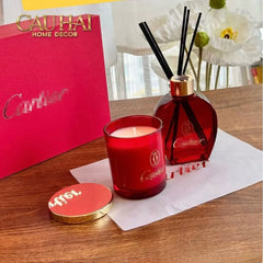 Home Fragrance - Gift Set Nến Thơm & Tinh Dầu Écartier Rouge Rubis Sauvage Duo Édition-CẬU HAI HOME DECOR