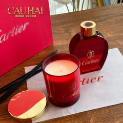 Home Fragrance - Gift Set Nến Thơm & Tinh Dầu Écartier Rouge Rubis Sauvage Duo Édition-CẬU HAI HOME DECOR