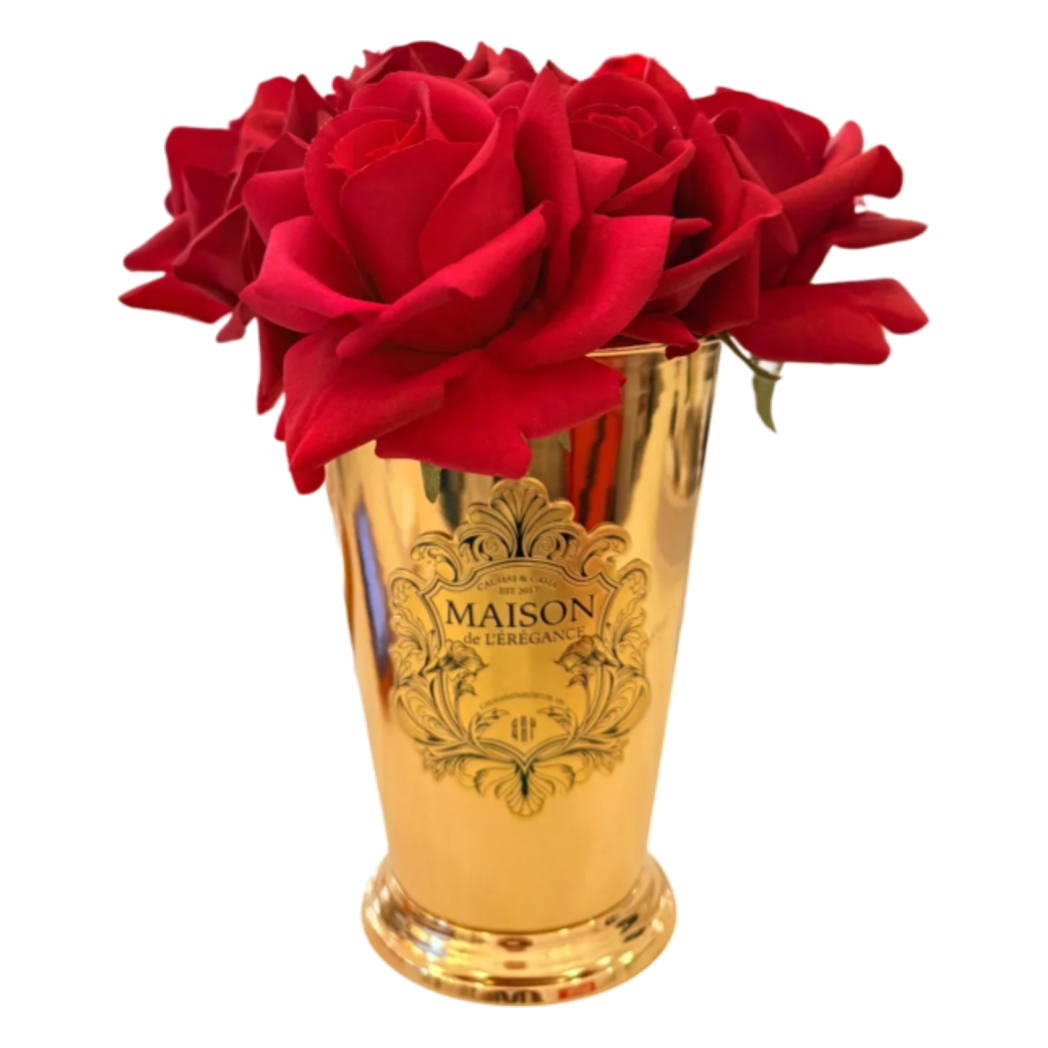 Home Fragrance - Lọ Hoa Hồng Nhung Khuếch Tán Tinh Dầu Maison de l’Élégance H27x20-Home Fragrance-CẬU HAI HOME DECOR-CẬU HAI HOME DECOR