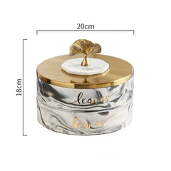 Hộp Bánh Mứt Lá Ngân Hạnh 2 Tầng Millennium Ginkgo D20-CẬU HAI HOME DECOR