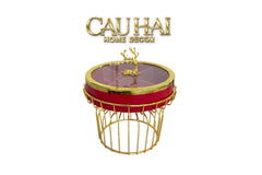 Hộp Bánh Mứt Sứ Tráng Men Alley Améthyste-CẬU HAI HOME DECOR