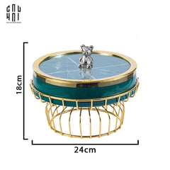 Hộp Bánh Mứt Sứ Tráng Men Alley Améthyste-CẬU HAI HOME DECOR