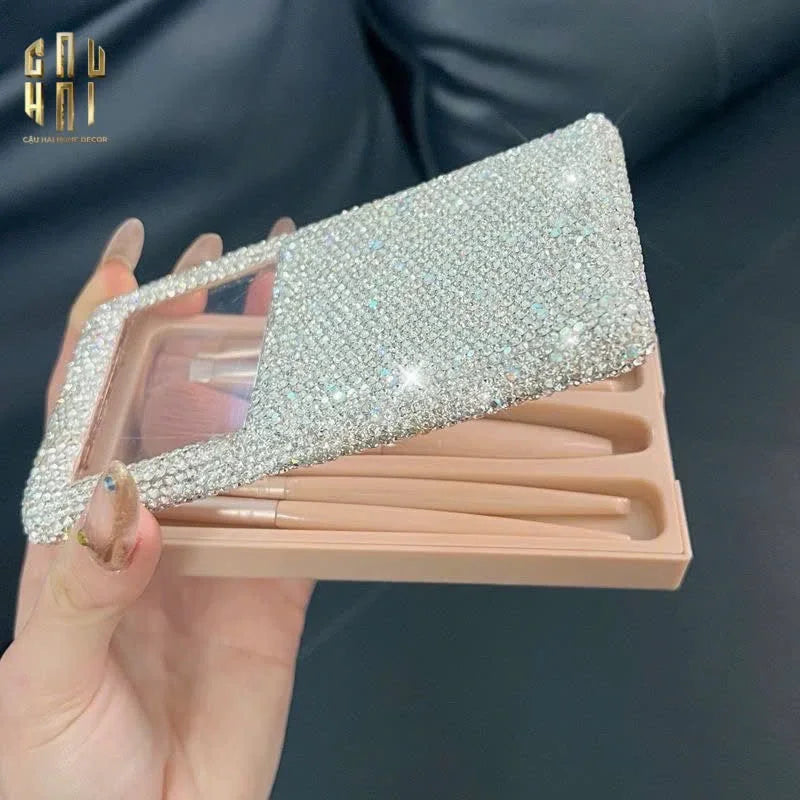 HỘP CỌ MAKE UP ON THE GO BEAUTY BOX DIAMOND BLING BLING - CẬU HAI HOME DECOR