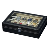 Hộp Đồng Hồ Da 12 L'Heure - 12 Slots-ĐỒNG HỒ-Đối tác tại Trung Quốc theo từng đơn đặt hàng-CẬU HAI HOME DECOR