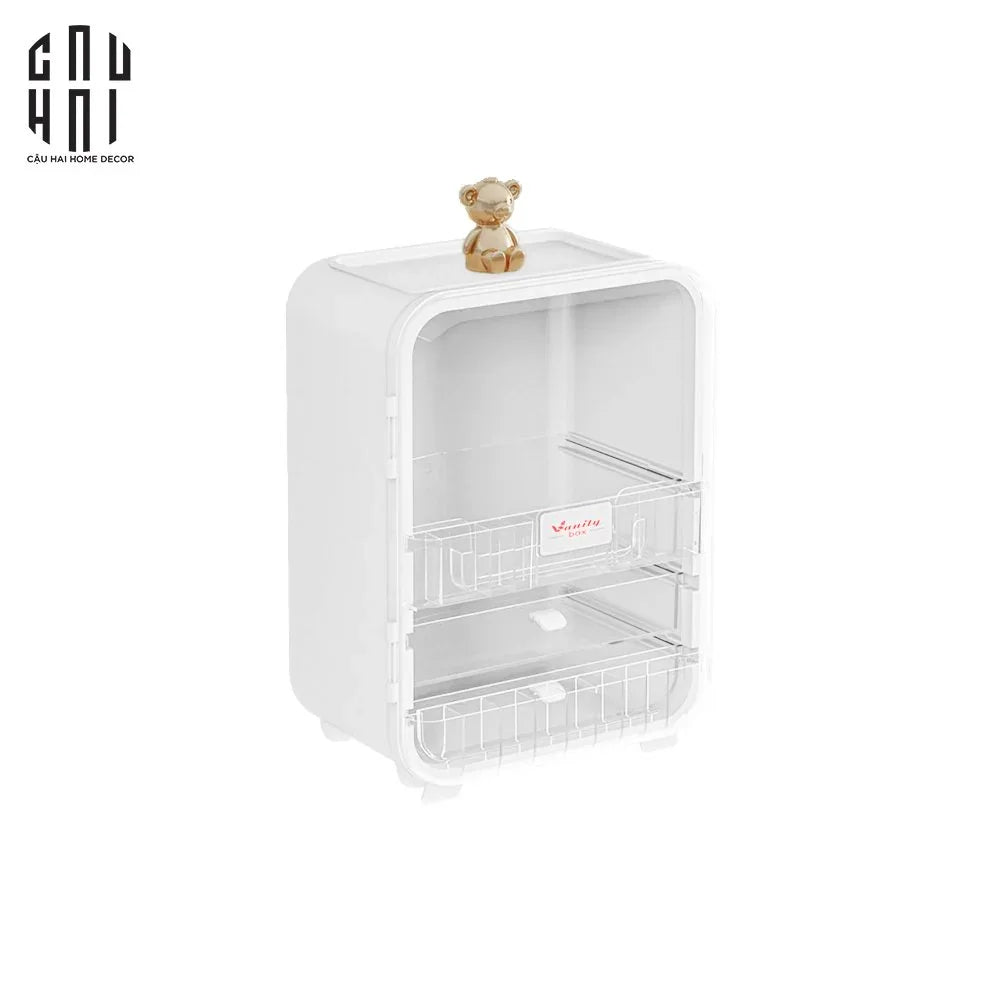 HỘP ĐỰNG MỸ PHẨM VANITY BOX - CẬU HAI HOME DECOR