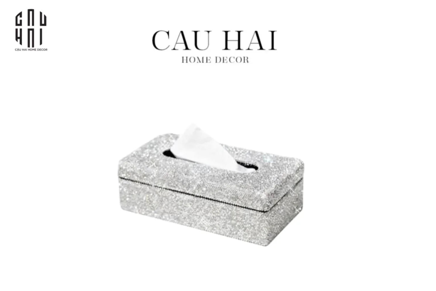 HỘP KHĂN GIẤY BLING BLING - MILEY - CẬU HAI HOME DECOR