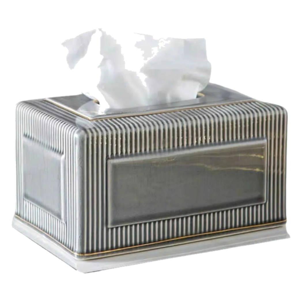 Hộp Khăn Giấy Ceramic Regal Lineage Porcelain Tissue Box-HỘP KHĂN GIẤY-Đối tác tại Trung Quốc theo từng đơn đặt hàng-CẬU HAI HOME DECOR