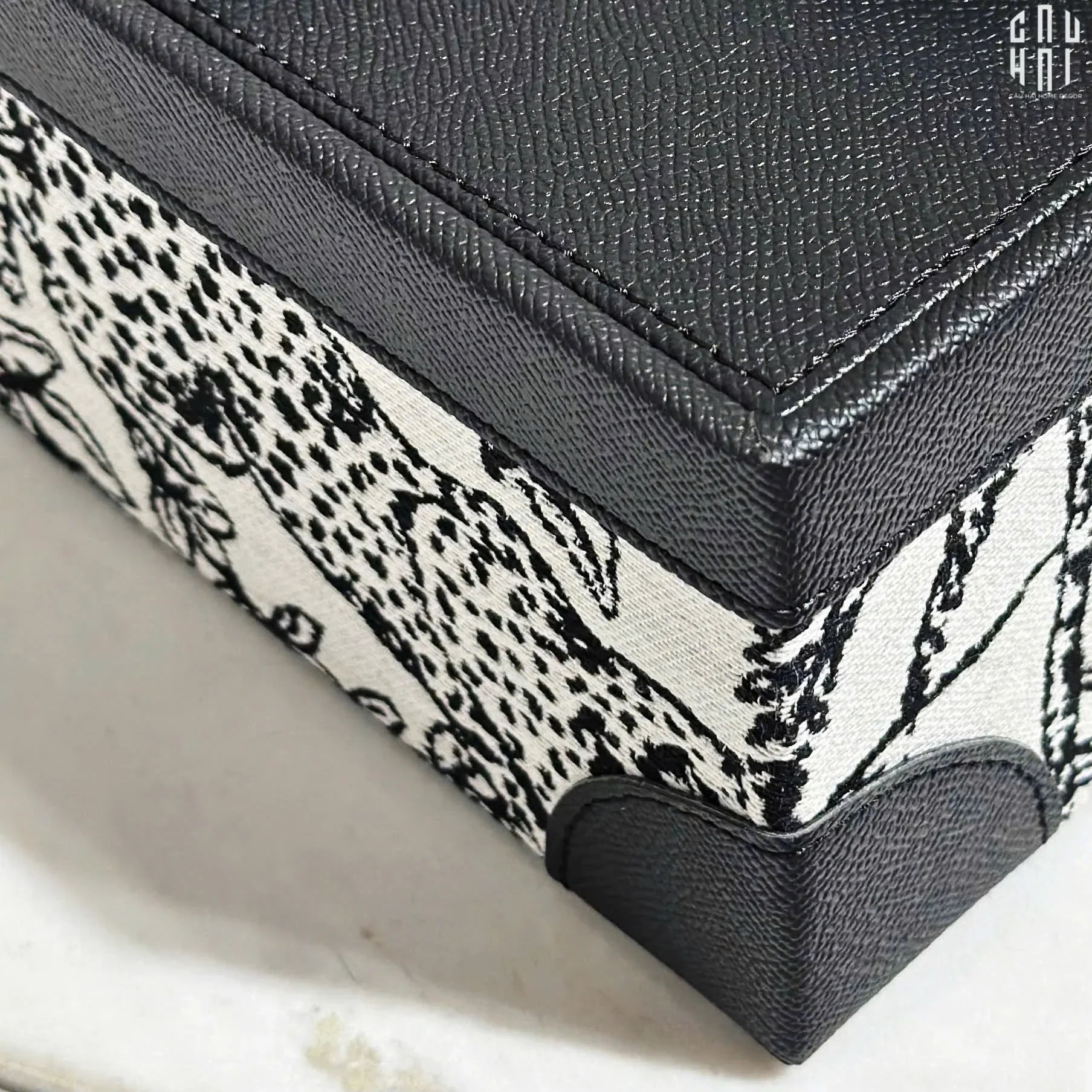 Hộp Khăn Giấy Da Handy Jungle Toile D.O - CẬU HAI HOME DECOR