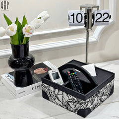 Hộp Khăn Giấy Da Handy Jungle Toile D.O-CẬU HAI HOME DECOR