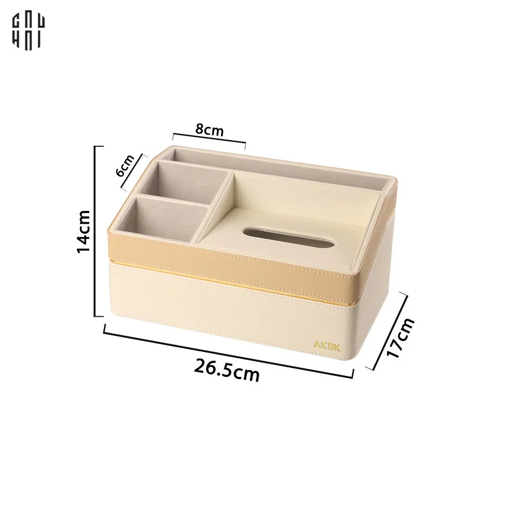 Hộp Khăn Giấy Da Leather Lucas Tissue Box - CẬU HAI HOME DECOR