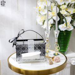 Hộp Khăn Giấy Đa Năng Acrylic - Miley-CẬU HAI HOME DECOR