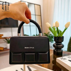 Hộp Khăn Giấy Da Savoir "La Damme Iconique" Lady Bag-CẬU HAI HOME DECOR