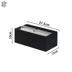 Hộp Khăn Giấy Elysium Titan Chrome Obsidian Case. Up-CẬU HAI HOME DECOR
