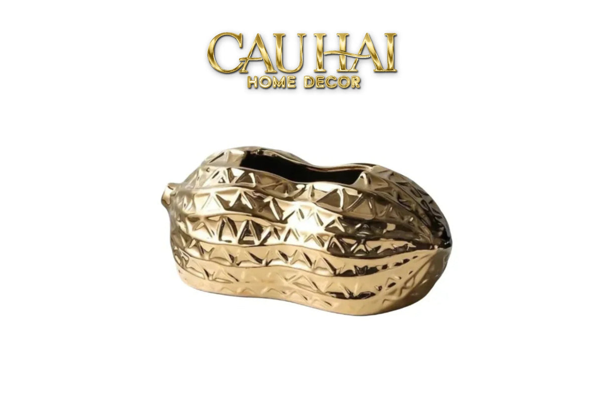 Hộp Khăn Giấy Golden Peanut-HỘP KHĂN GIẤY-Đối tác tại Trung Quốc theo từng đơn đặt hàng-CẬU HAI HOME DECOR
