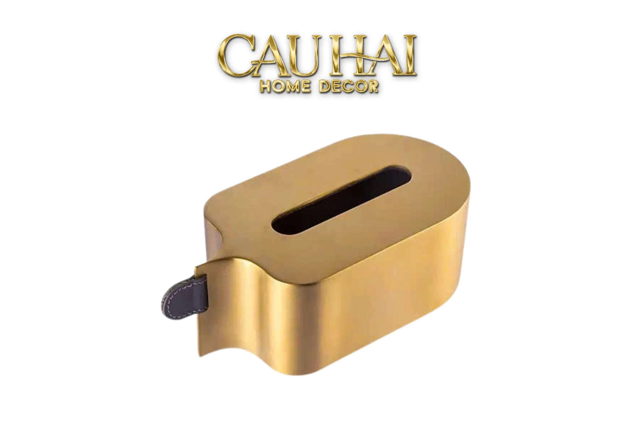 Hộp Khăn Giấy Metalic Veil D’Or Tissue Holder-CẬU HAI HOME DECOR