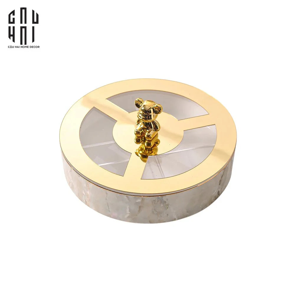 HỘP MỨT MILLENIUM BEAR - CẬU HAI HOME DECOR