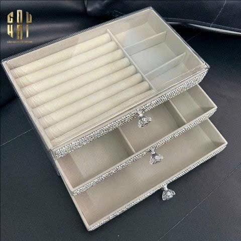 HỘP TRANG SỨC 3-IN-1 DIAMOND BLING BLING - CẬU HAI HOME DECOR