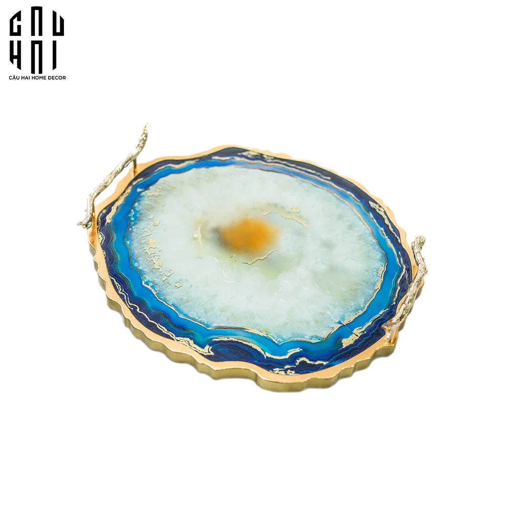 KHAY TRÒN HORIZON ROUND TRAY SS25-CẬU HAI HOME DECOR