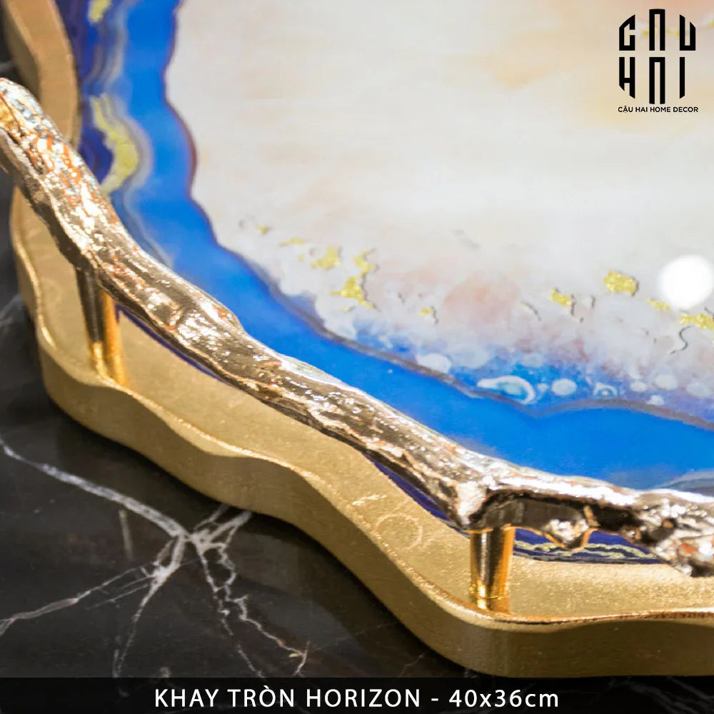 KHAY TRÒN HORIZON ROUND TRAY SS25-CẬU HAI HOME DECOR