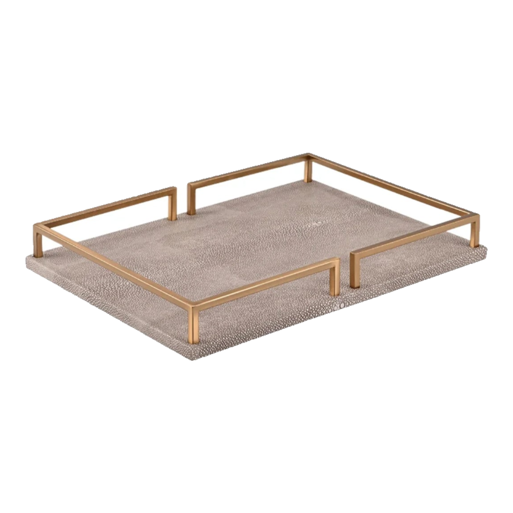 Maison Couture - Khay Da Chữ Nhật Palais D’Ivoire Leather Tray 30x40/25x35-KHAY TRANG TRÍ-CẬU HAỊ HOME DECOR-25x35-CẬU HAI HOME DECOR