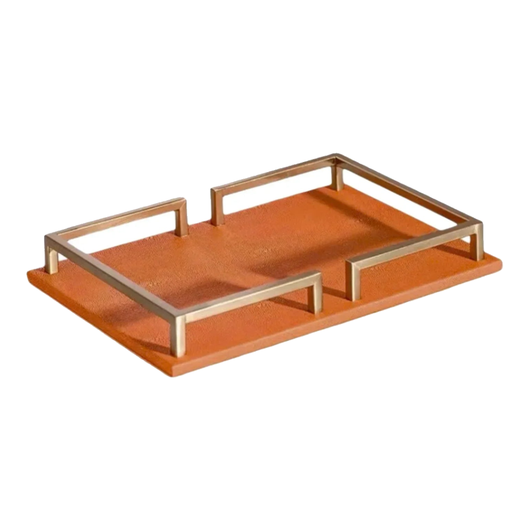 Maison Couture - Khay Da Chữ Nhật Terra Luxe Leather Tray 20x30-KHAY TRANG TRÍ-CẬU HAỊ HOME DECOR-CẬU HAI HOME DECOR