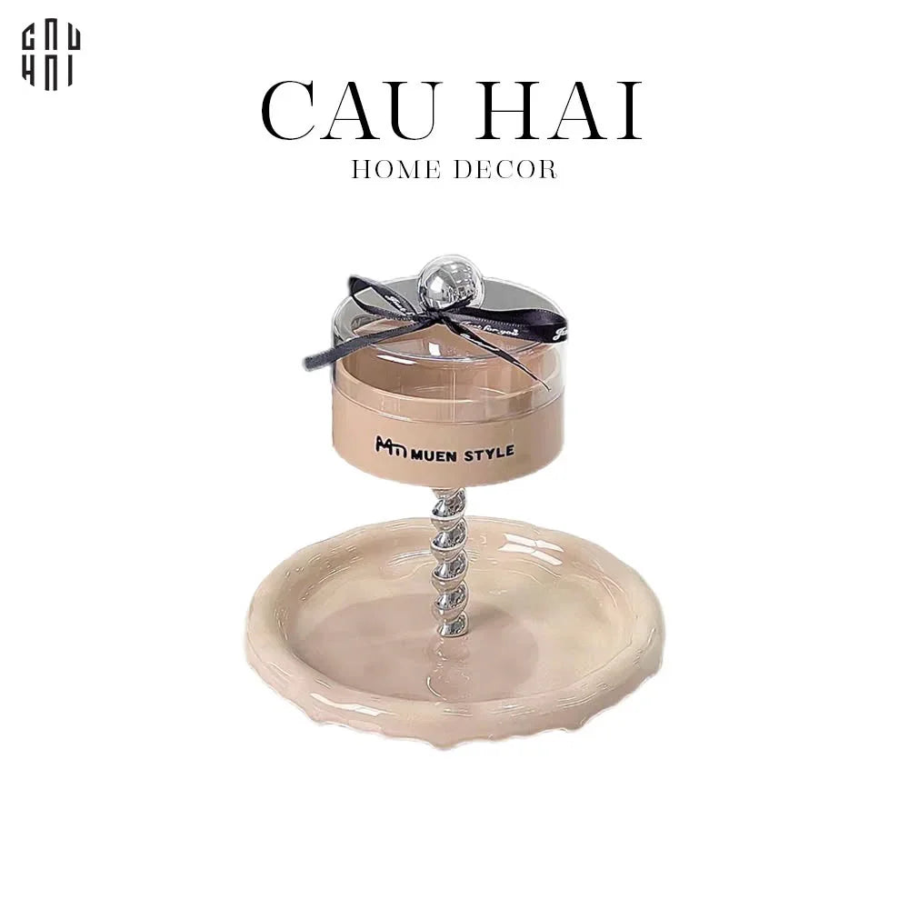 KỆ BÁNH KẸO 2 TẦNG LANEY - CẬU HAI HOME DECOR