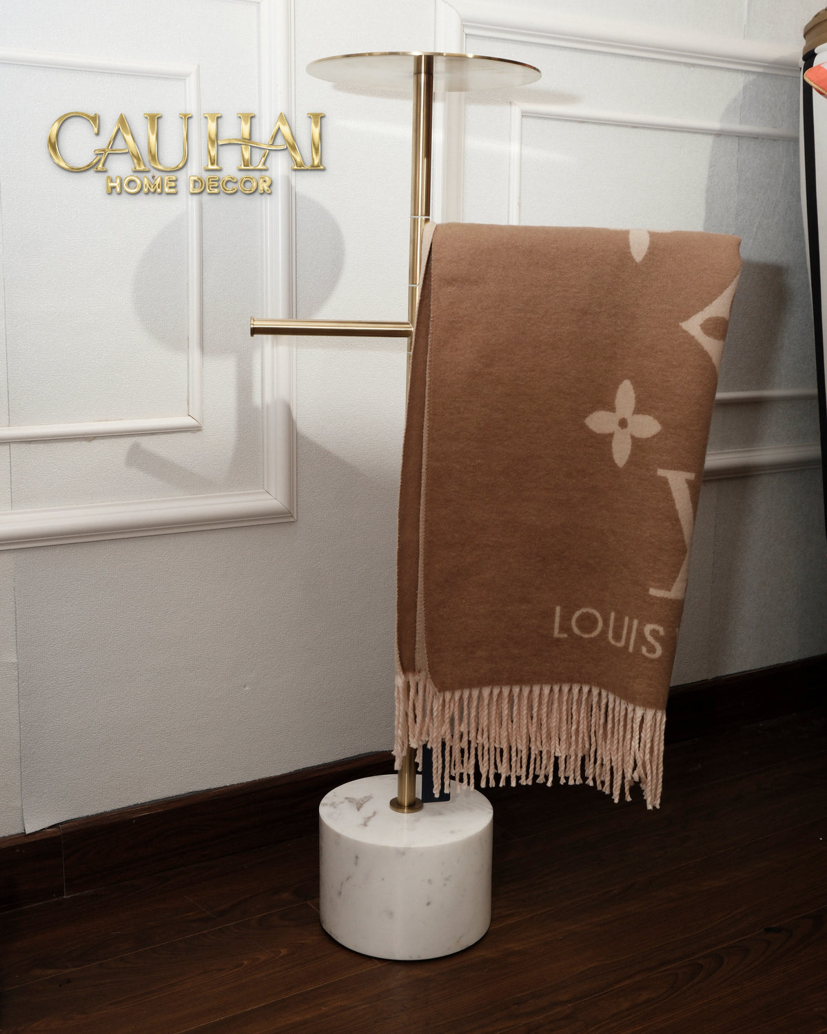 Kệ Nhà Tắm Đá Marble L'axe D'or – Gilded H85-PHỤ KIỆN NHÀ TẮM-CẬU HAI HOME DECOR-CẬU HAI HOME DECOR