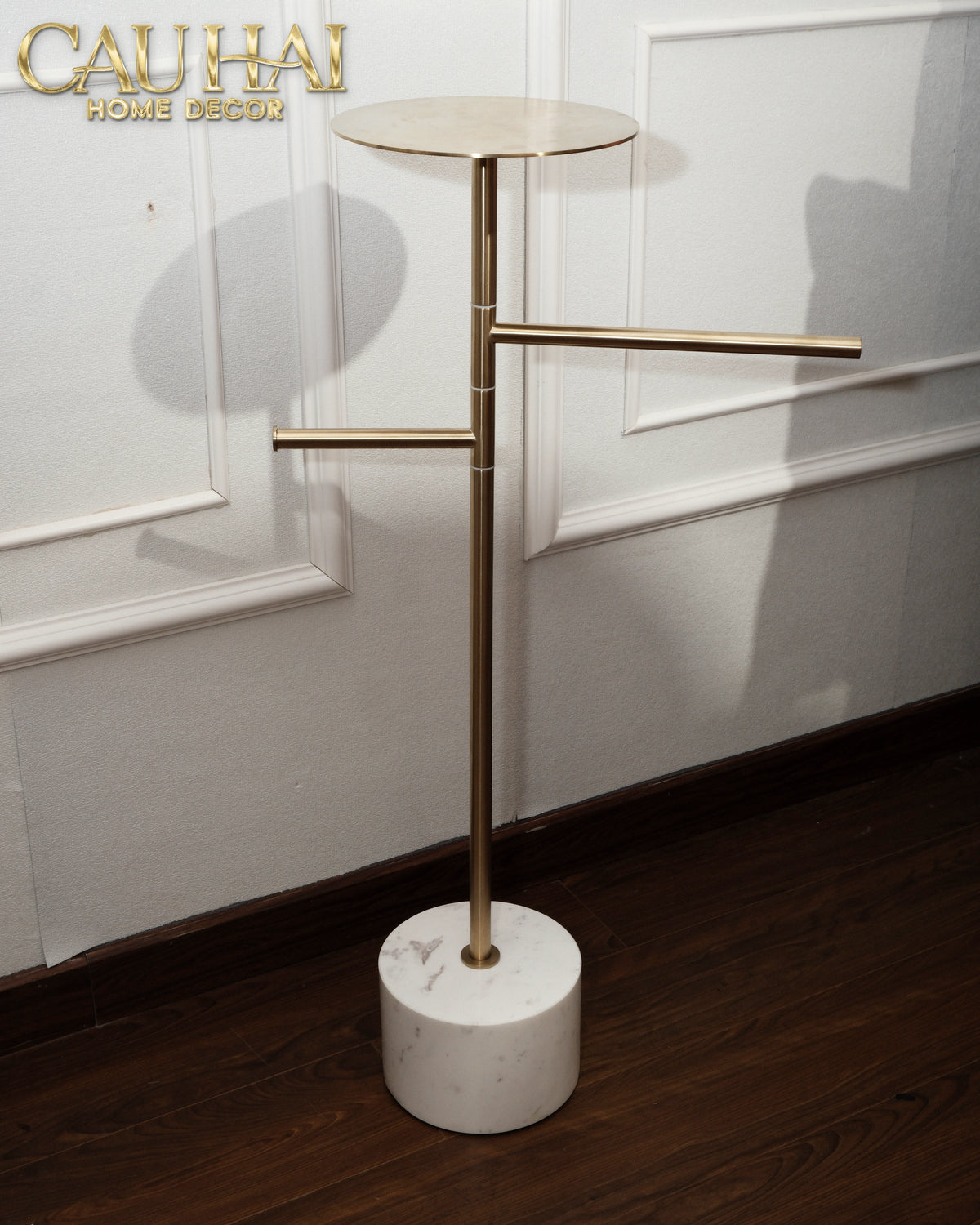 Kệ Nhà Tắm Đá Marble L'axe D'or – Gilded H85-PHỤ KIỆN NHÀ TẮM-CẬU HAI HOME DECOR-CẬU HAI HOME DECOR