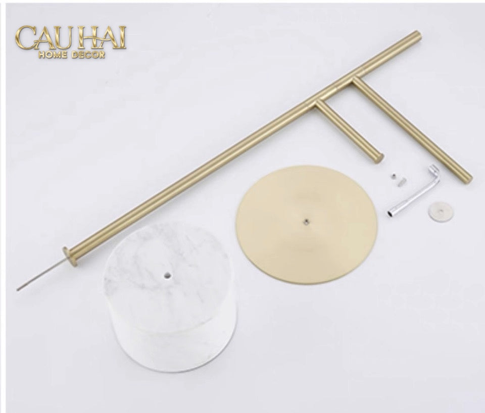 Kệ Nhà Tắm Đá Marble L'axe D'or – Gilded H85-PHỤ KIỆN NHÀ TẮM-CẬU HAI HOME DECOR-CẬU HAI HOME DECOR