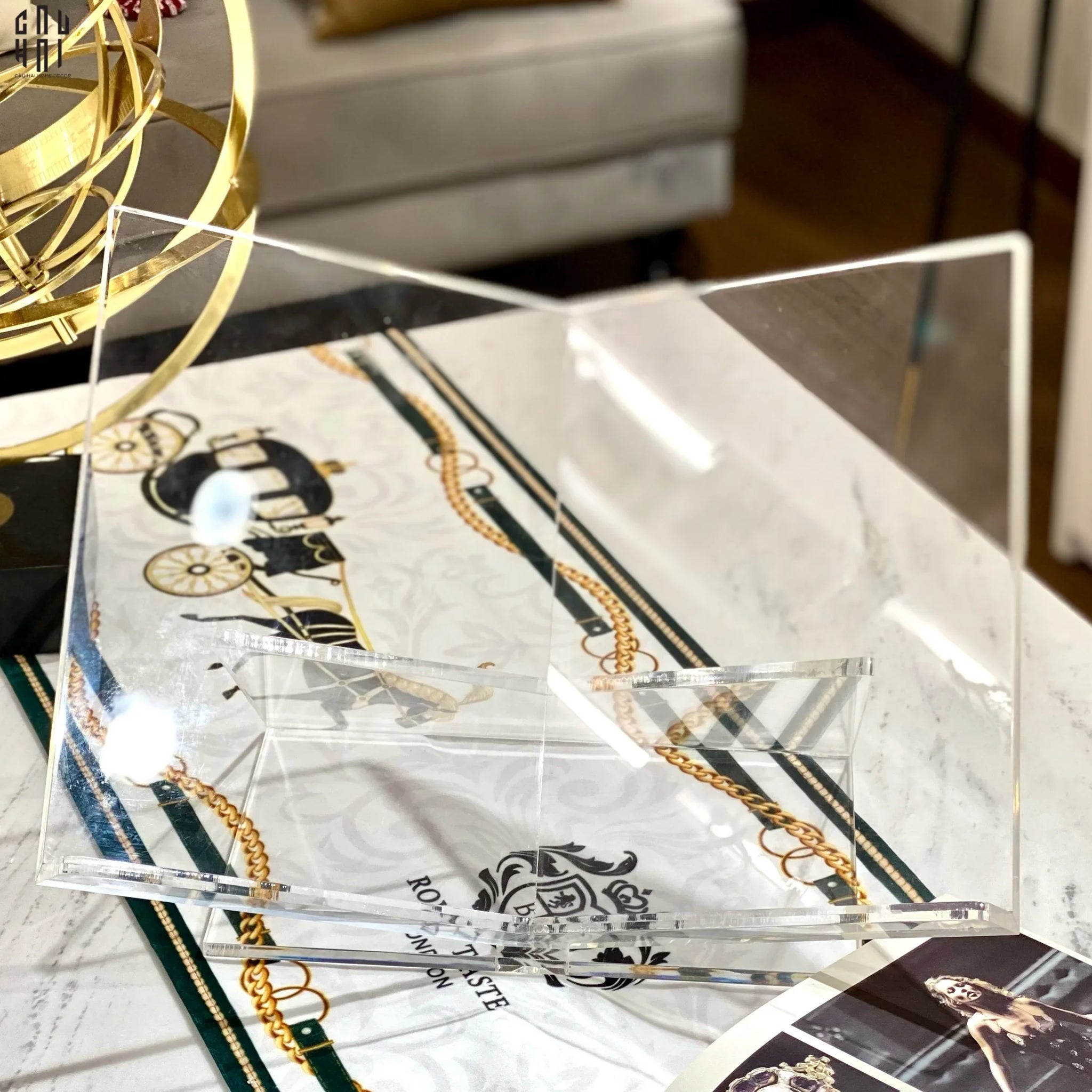 KỆ SÁCH ACRYLIC WISDOM PREMIUM BOOK STAND - CẬU HAI HOME DECOR