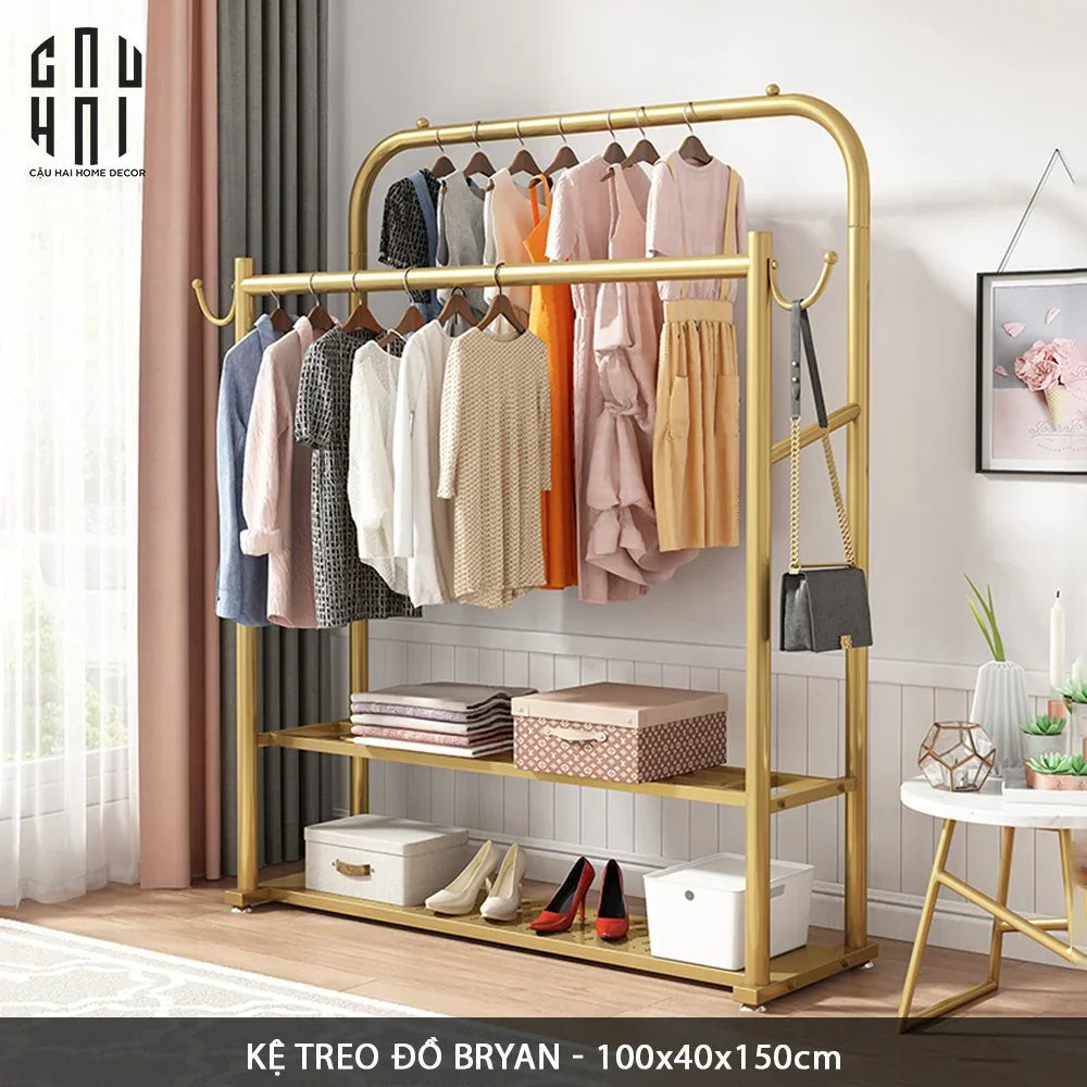 KỆ TREO ĐỒ BRYAN - CẬU HAI HOME DECOR