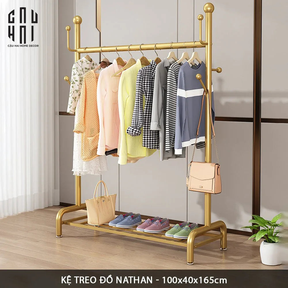 KỆ TREO ĐỒ NATHAN - CẬU HAI HOME DECOR