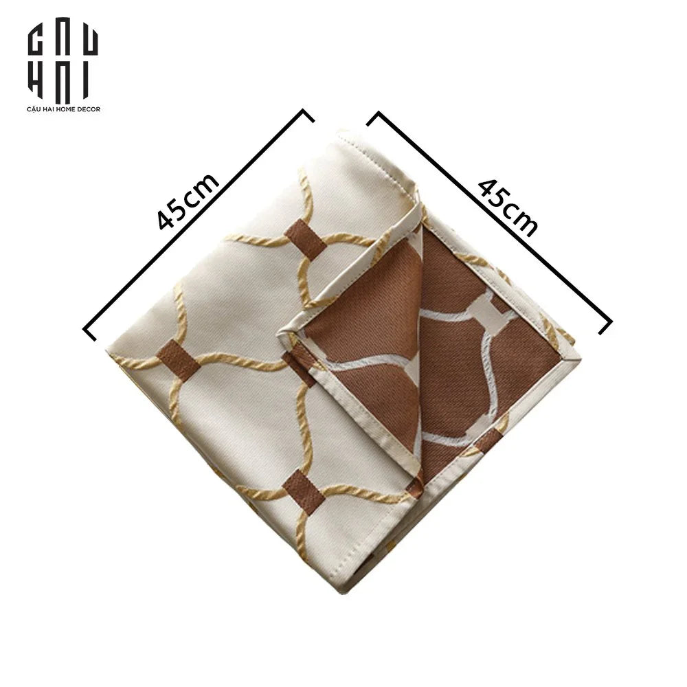 Khăn Ăn - Silk Napkin Myles-KHĂN ĂN-Đối tác tại Trung Quốc theo từng đơn đặt hàng-CẬU HAI HOME DECOR