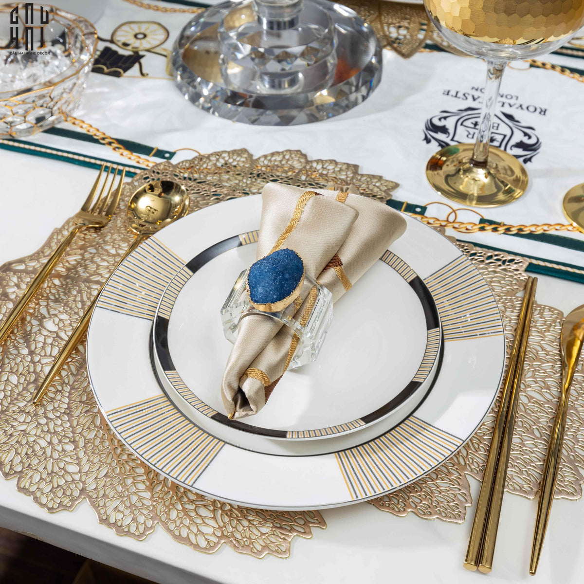 Khăn Ăn - Silk Napkin Myles-KHĂN ĂN-Đối tác tại Trung Quốc theo từng đơn đặt hàng-CẬU HAI HOME DECOR