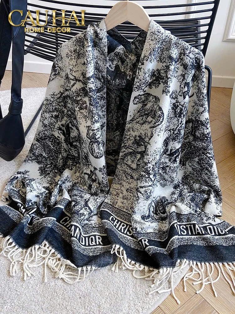 Khăn Cashmere 90*180 - Couture Pashmina Jouy D.O-CẬU HAI HOME DECOR