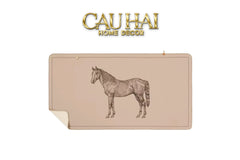 Khăn Cashmere Couture 55x180 - Le Cheval Solitaire - Button Édition-CẬU HAI HOME DECOR