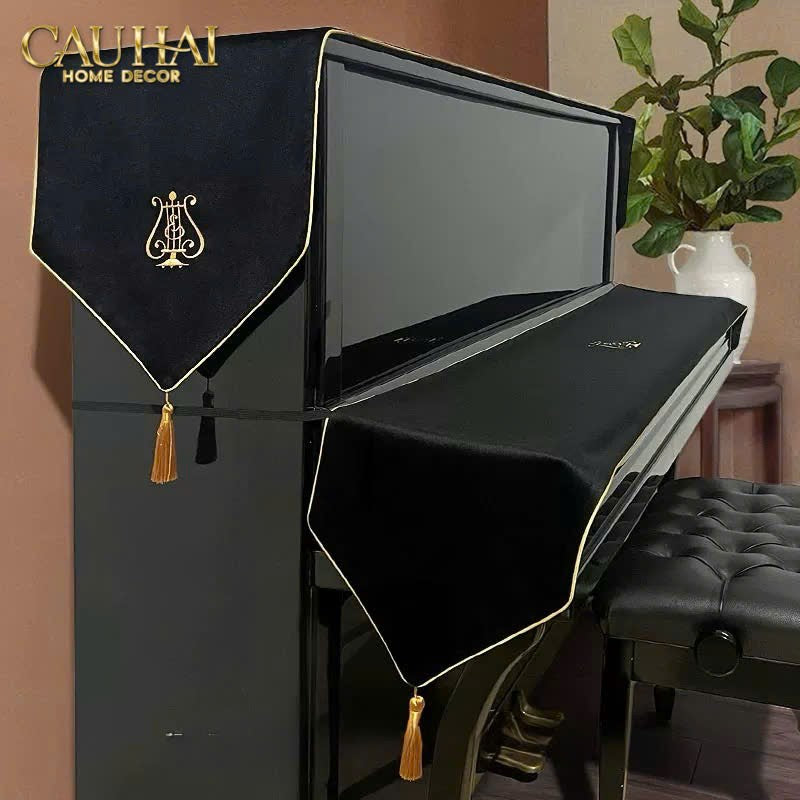 KHĂN PHỦ PIANO STEINWAY PHANTOM VELVET D'OR RUNNER 36X225-CẬU HAI HOME DECOR