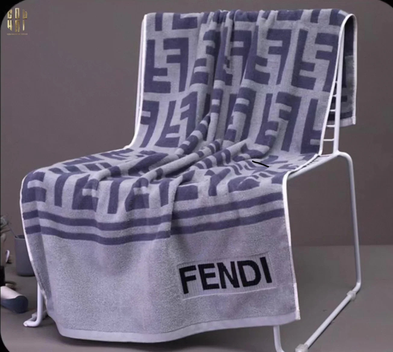 KHĂN TẮM 70x140 - FANCY BATH TOWEL - GRIS - CẬU HAI HOME DECOR