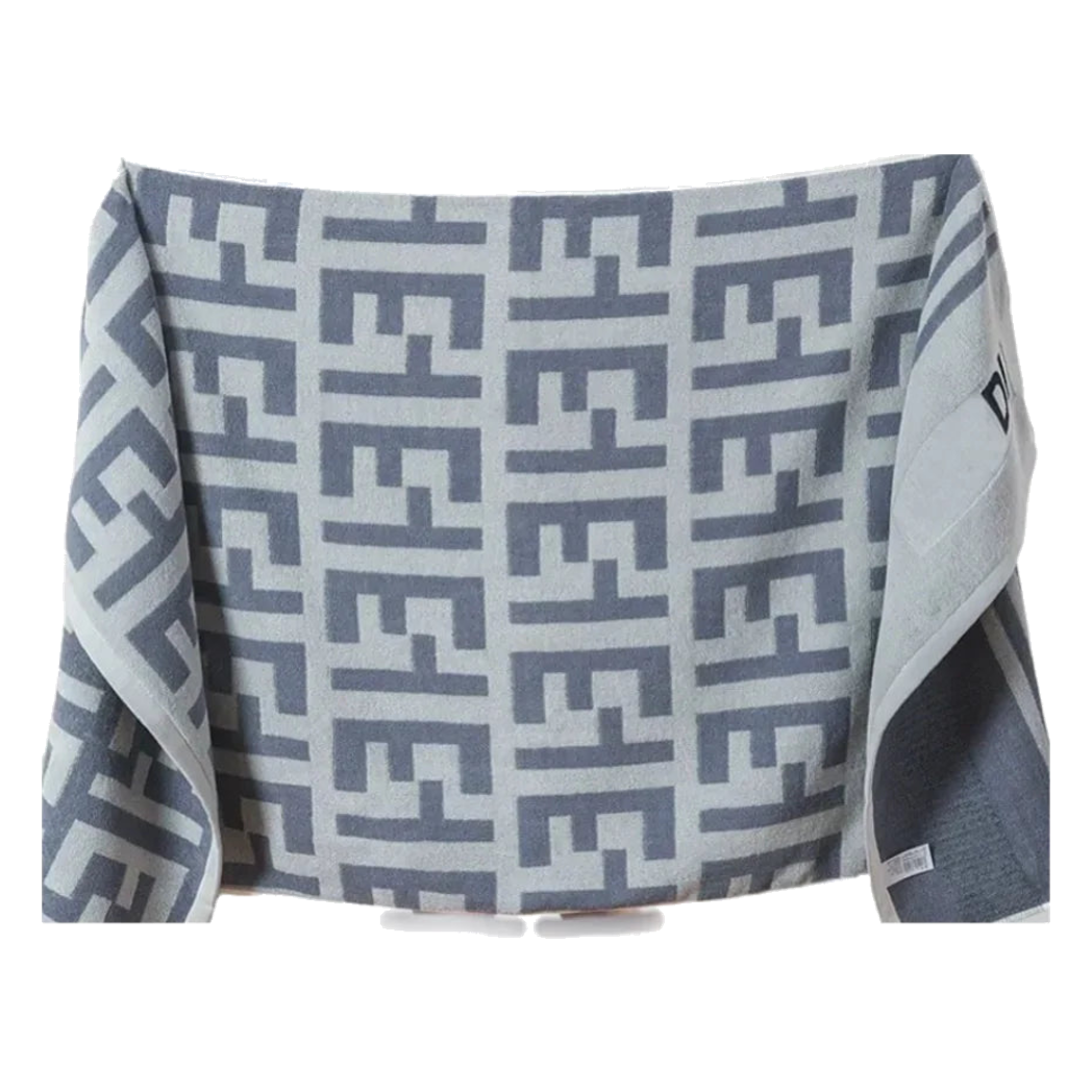 Khăn Tắm 70X140 - Fancy Bath Towel - Gris-KHĂN TẮM-Đối tác tại Trung Quốc theo từng đơn đặt hàng-CẬU HAI HOME DECOR