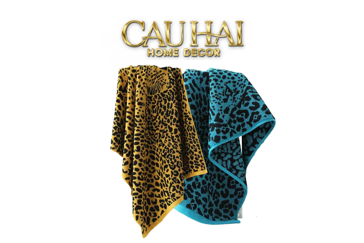 Khăn Tắm 70X140 - Leopard Premium Bath Towel-KHĂN TẮM-Đối tác tại Trung Quốc theo từng đơn đặt hàng-CẬU HAI HOME DECOR