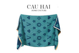 KHĂN TẮM 70x140 - STAR LOUIS V 
- COBALT BATH TOWEL - CẬU HAI HOME DECOR