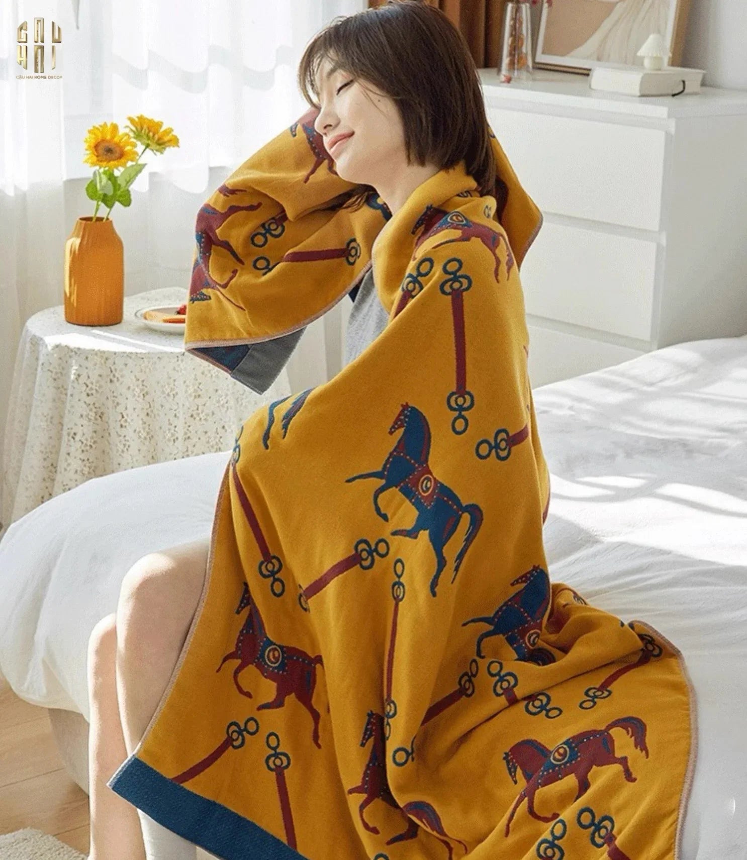 KHĂN TẮM 90x180 SUITE CLASS - CHEVAL NOBLE - BATH TOWEL - CẬU HAI HOME DECOR