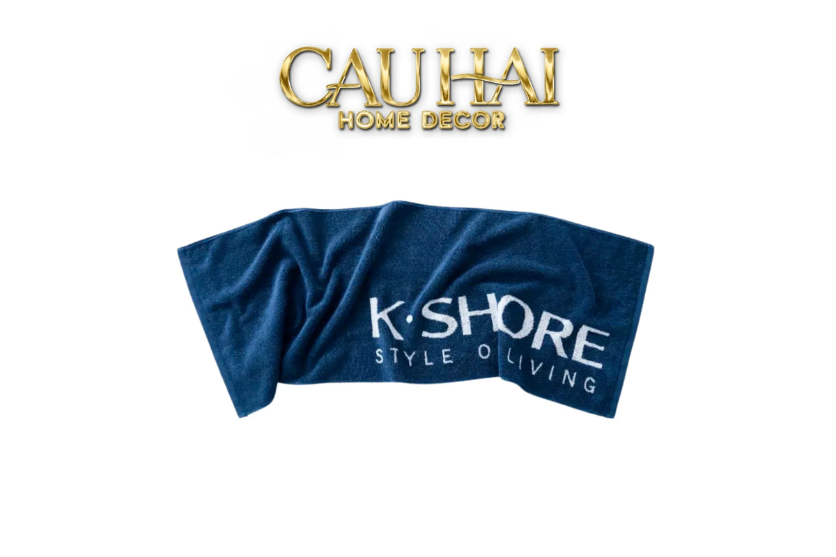 Khăn Thể Thao 38X120 - K.Shore Sporty Towel Blue-KHĂN TẮM-Đối tác tại Trung Quốc theo từng đơn đặt hàng-CẬU HAI HOME DECOR